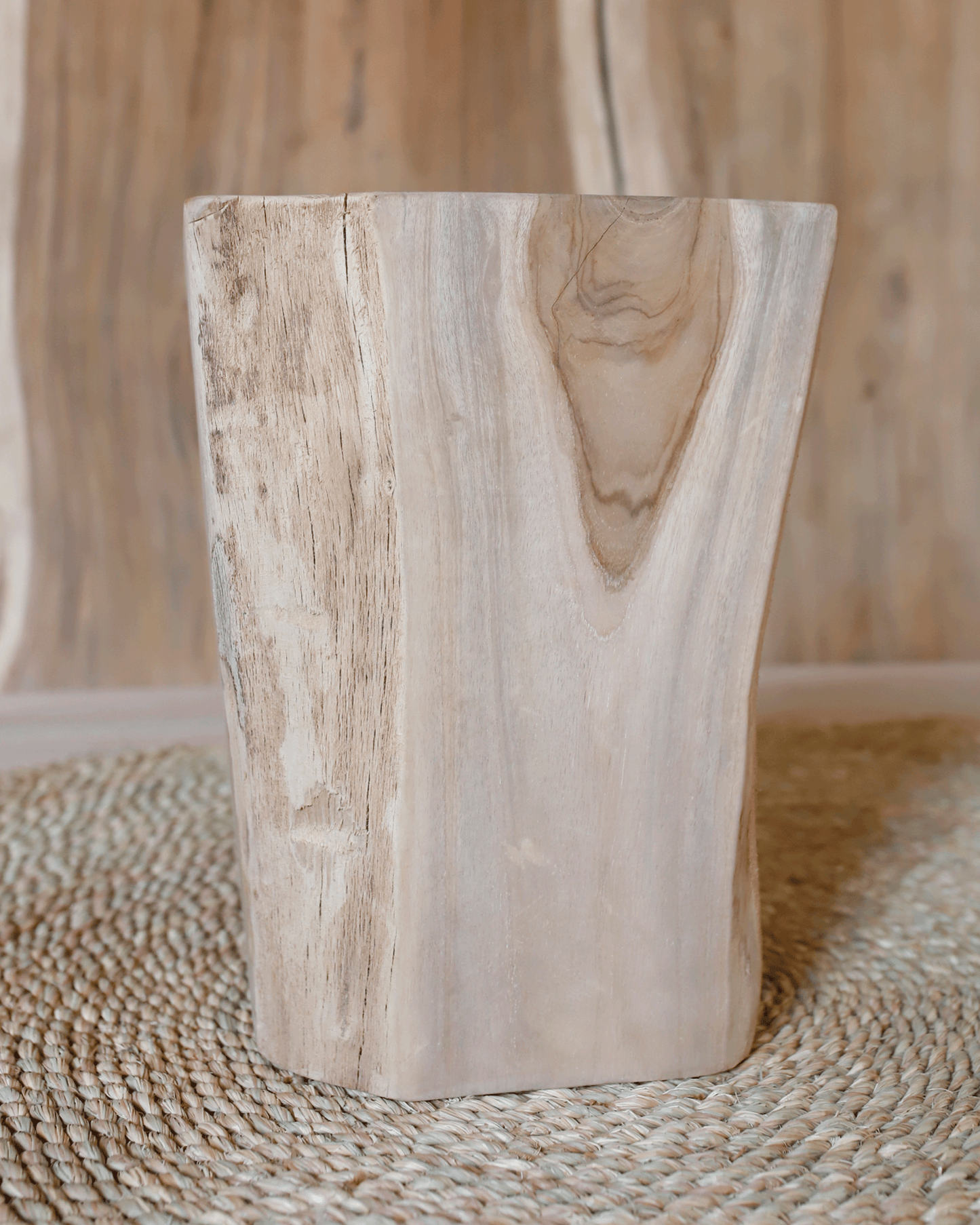 STOOL-TEAKWOOD