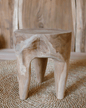 STOOL-TEAKWOOD