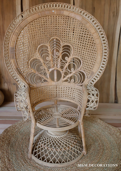 Bamboo peacock chair