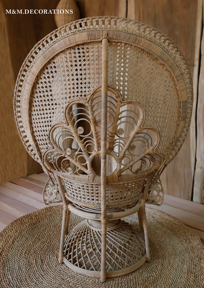 Bamboo peacock chair