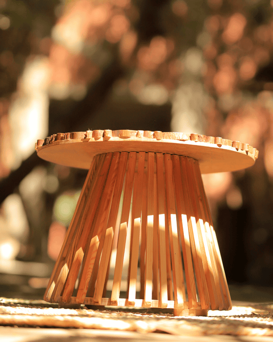 natural wood table