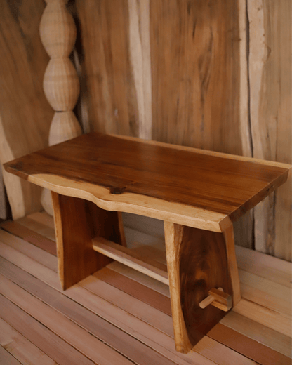 natural wood table
