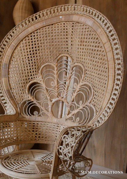 Bamboo peacock chair