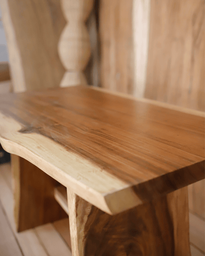 natural wood table