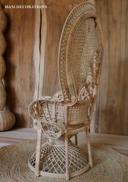 Bamboo peacock chair